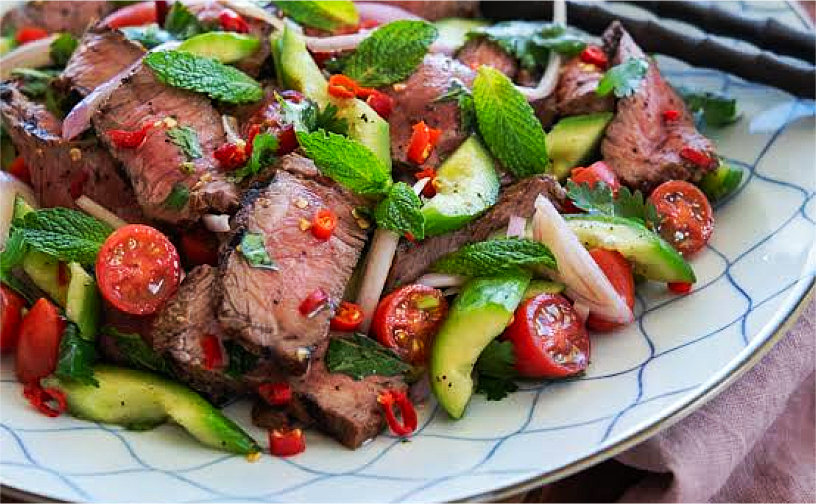 7. Thai Beef Salad